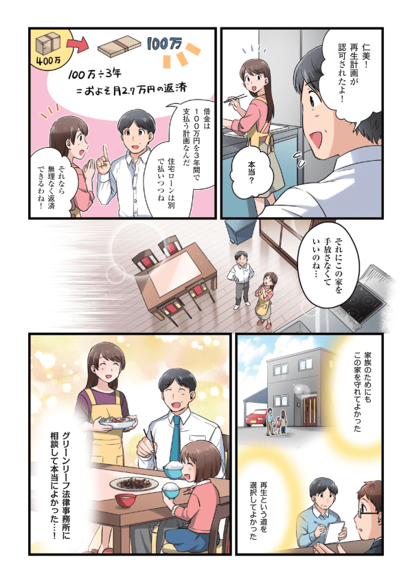 個人再生マンガ8